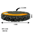 Disco Strip Stein 115 mm (4,5') X 22,2 mm – Limpeza De Tinta,